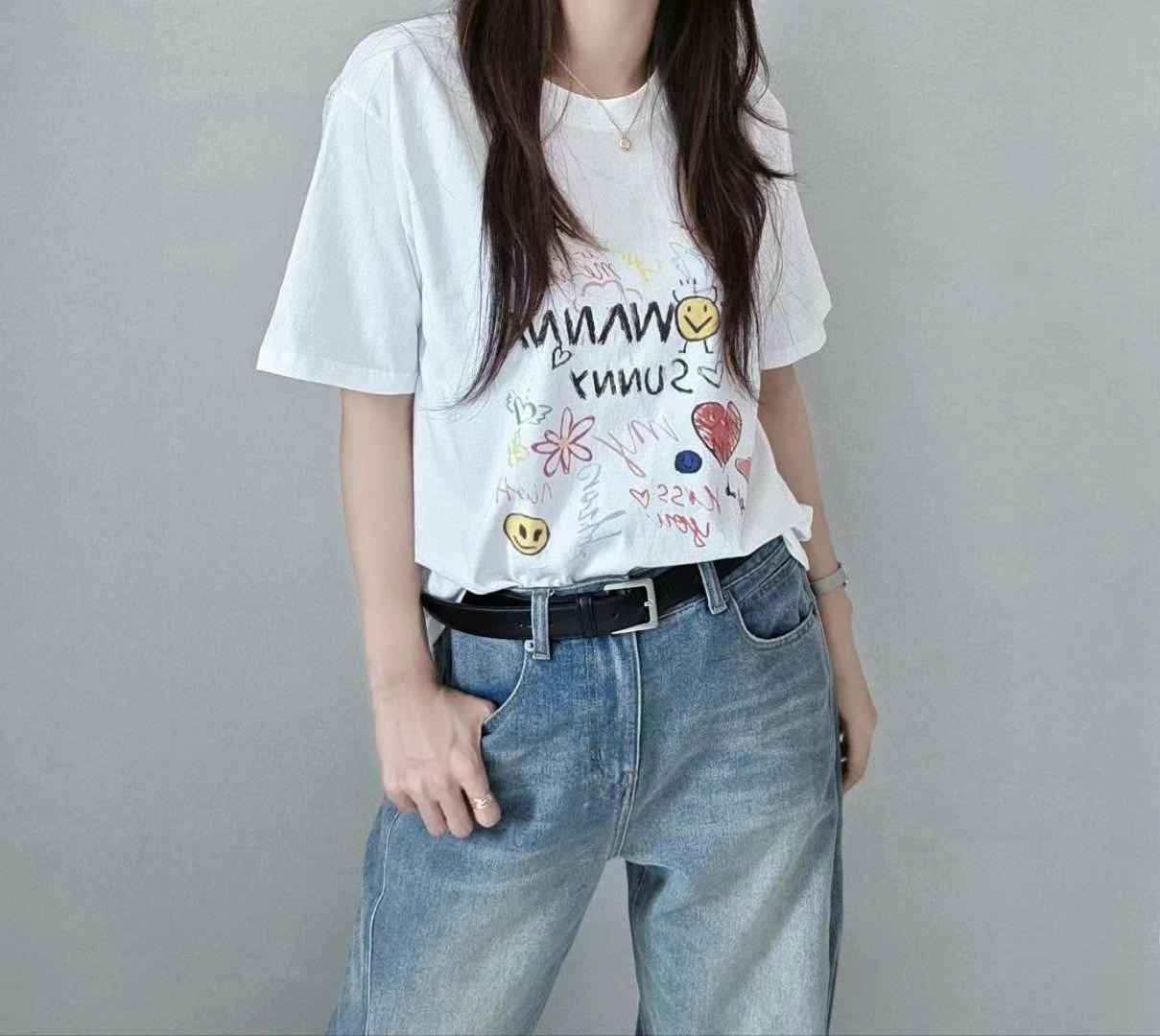 SSEN-쎈-T東大門直郵女裝新品職業時尚推薦25春夏真品T恤SSEN-쎈-TT恤