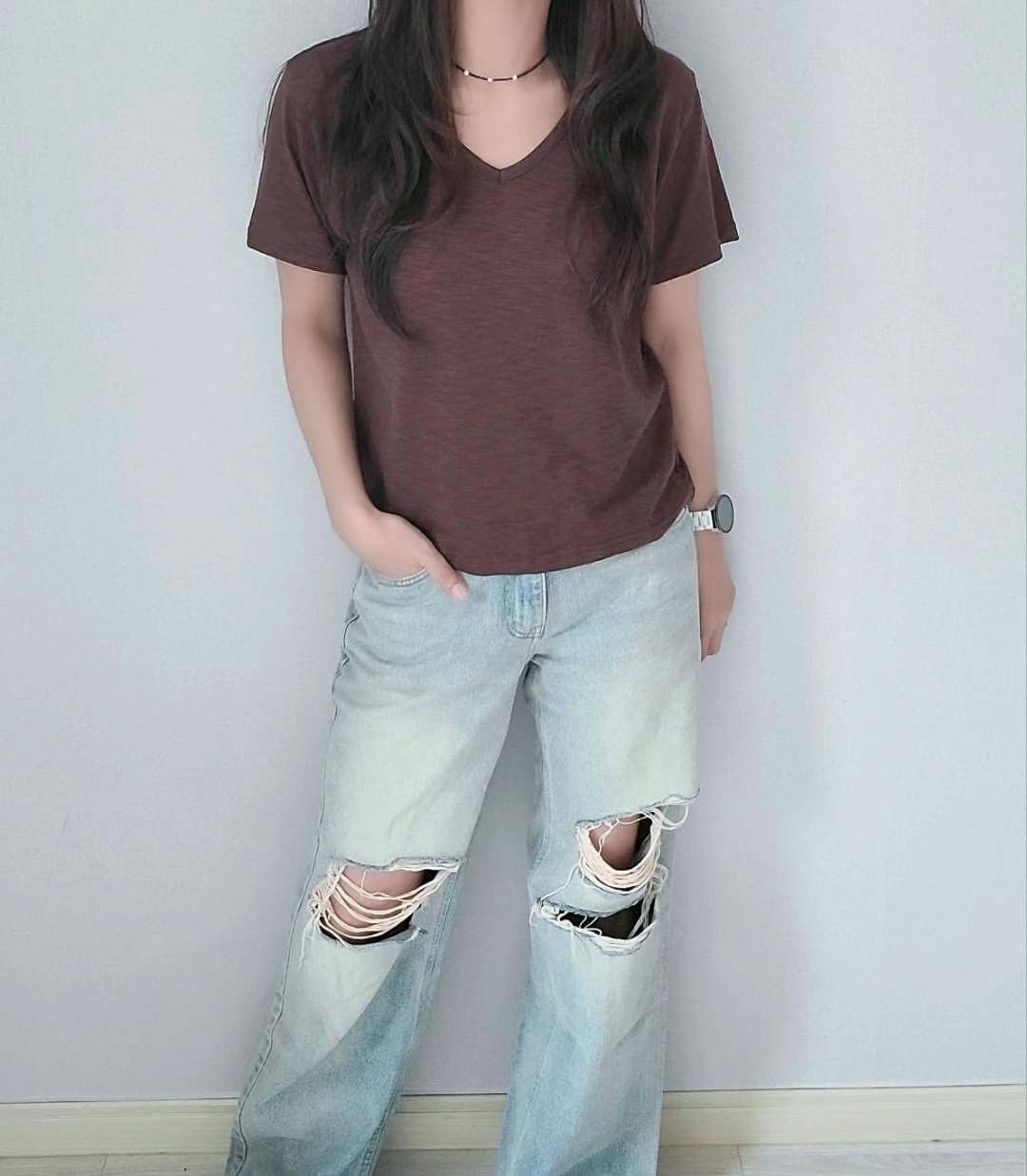 SSEN-쎈-T東大門代購女裝新款人氣25春夏推薦休閑真品T恤SSEN-쎈-TT恤圖色2