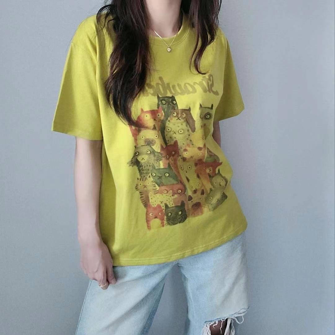 SSEN-쎈-T東大門實拍女裝新品職業推薦休閑25春夏人氣T恤SSEN-쎈-TT恤