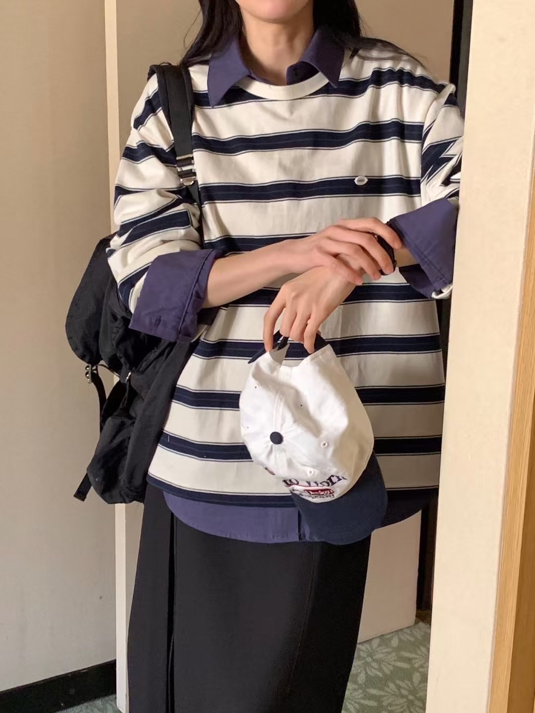 NOMAD韓國代購女士新品人氣職業熱賣真品休閑25春夏長袖T恤NOMAD長袖T恤