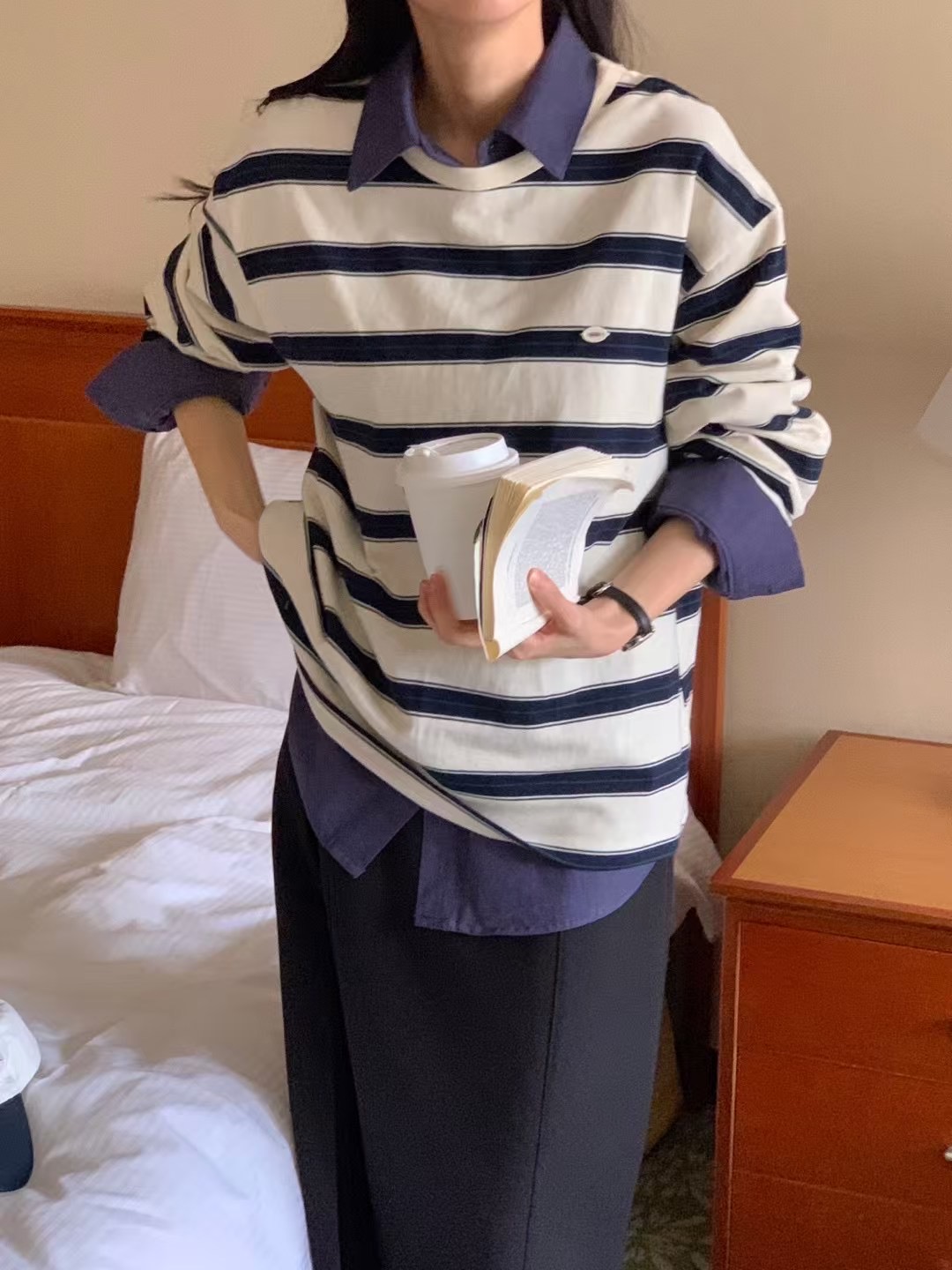 NOMAD韓國代購女士新品人氣職業熱賣真品休閑25春夏長袖T恤NOMAD長袖T恤