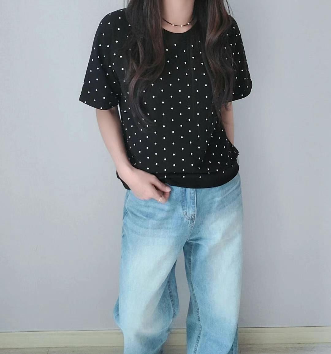 SSEN-쎈-T東大門代購女裝新品25春夏時尚職業真品休閑T恤SSEN-쎈-TT恤