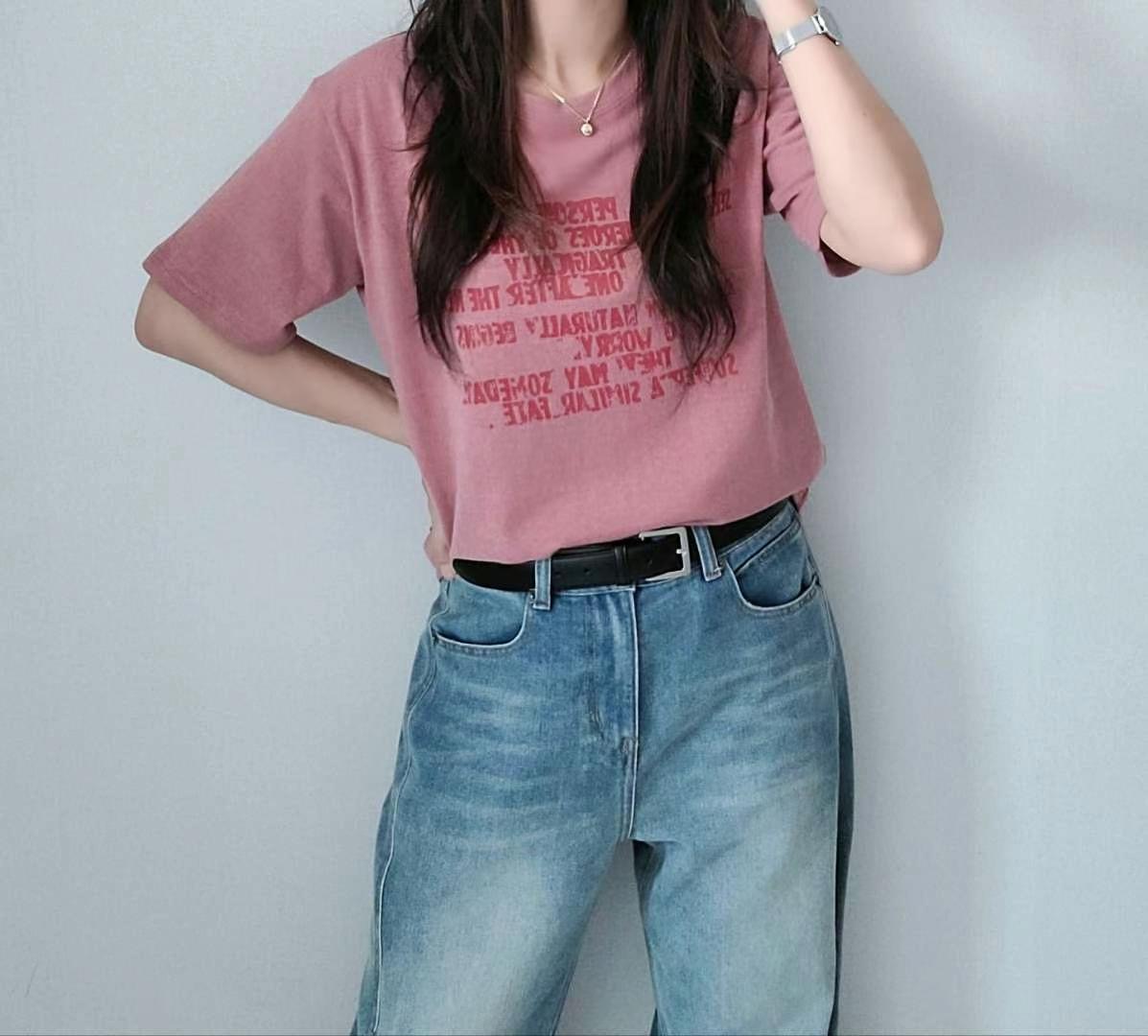SSEN-쎈-T東大門直郵女士新品25春夏時尚休閑推薦真品T恤SSEN-쎈-TT恤