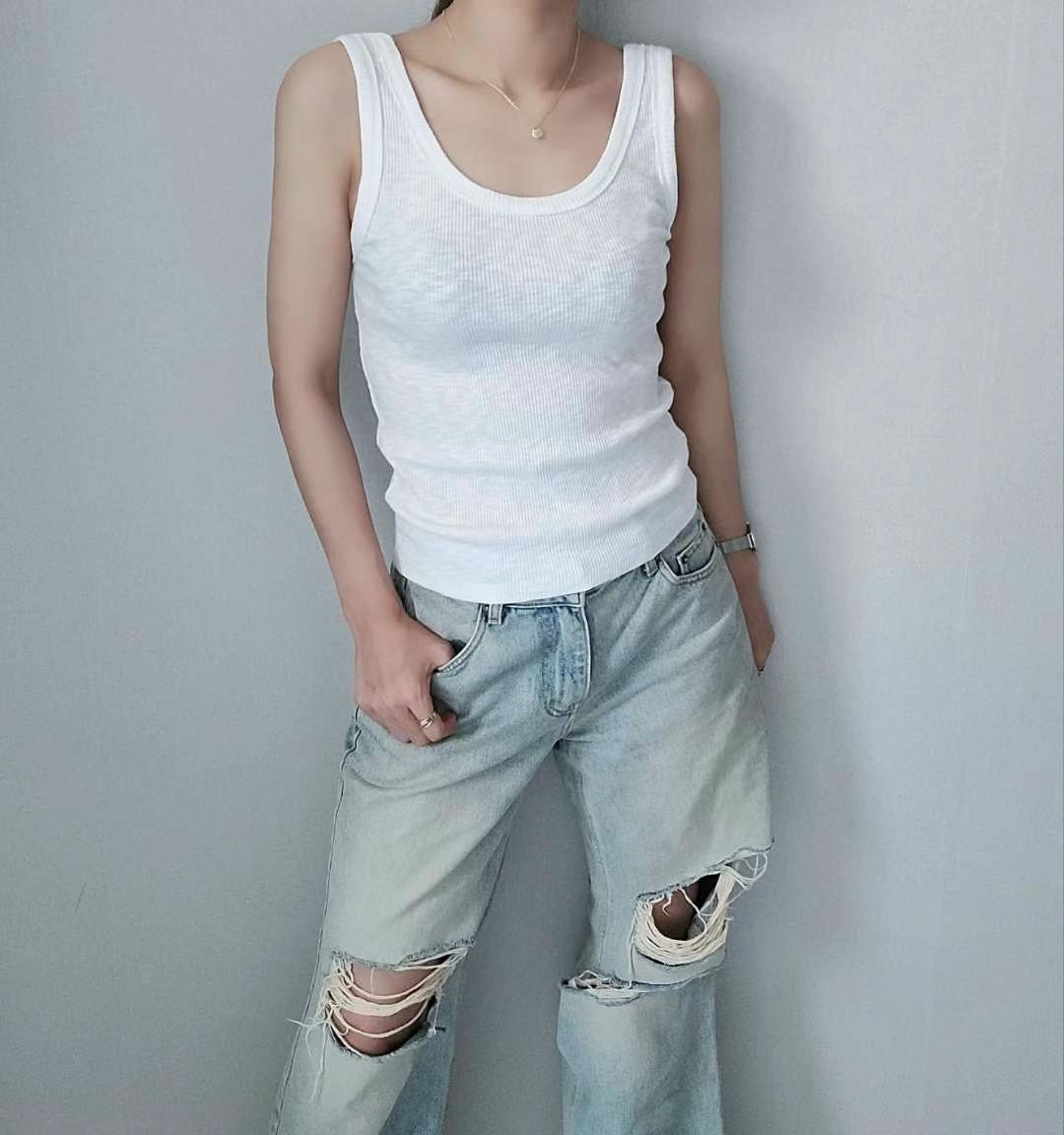 SSEN-쎈-T韓國直郵女士新品時尚休閑人氣推薦職業吊帶背心SSEN-쎈-T吊帶/背心