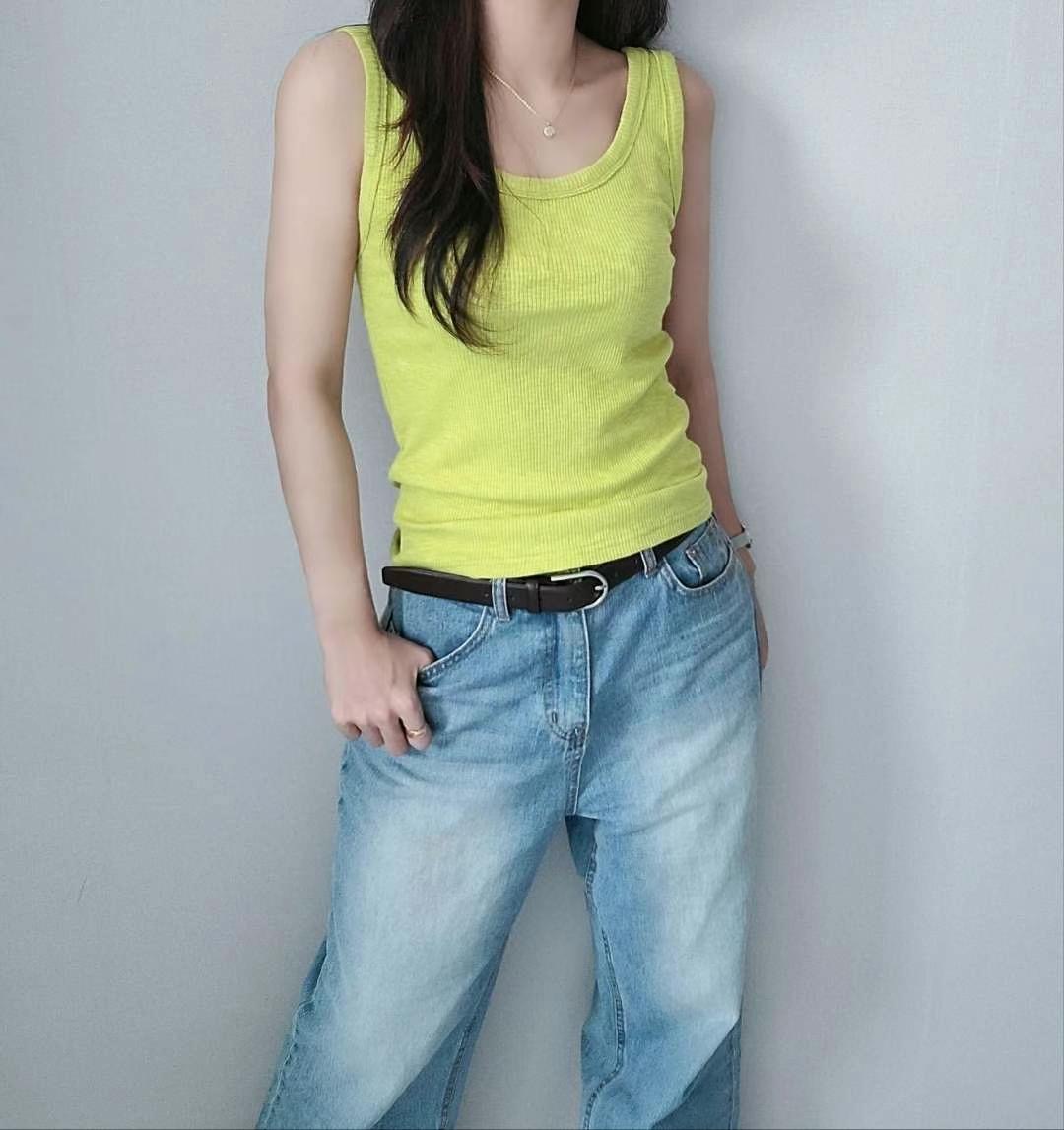 SSEN-쎈-T韓國直郵女士新品時尚休閑人氣推薦職業吊帶背心SSEN-쎈-T吊帶/背心