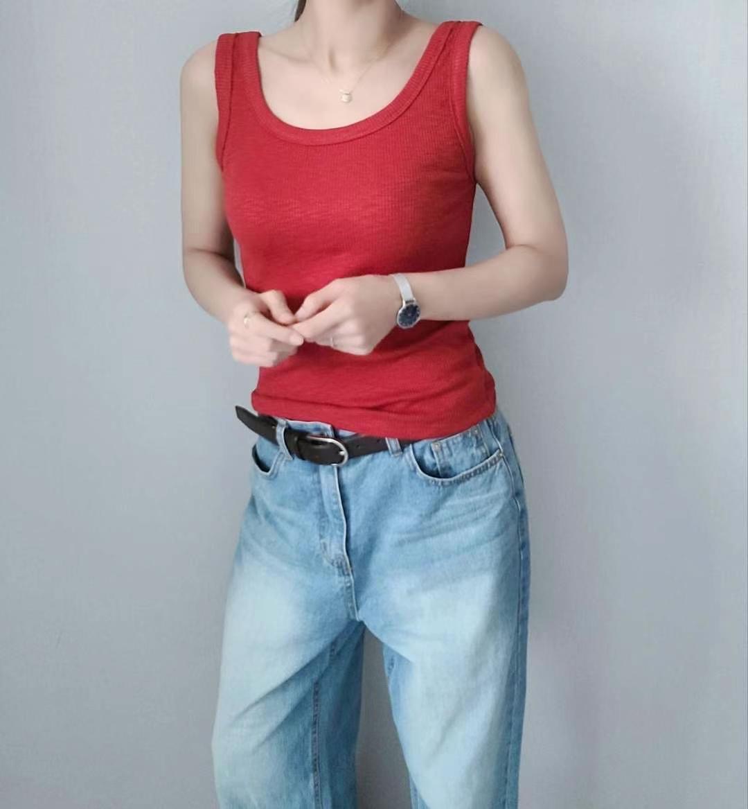 SSEN-쎈-T韓國直郵女士新品時尚休閑人氣推薦職業吊帶背心SSEN-쎈-T吊帶/背心