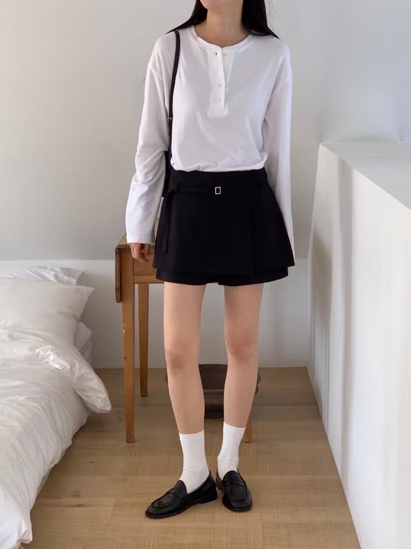 NOMAD韓國直郵女裝新款職業25春夏真品推薦時尚休閑裙褲腰帶NOMAD裙褲