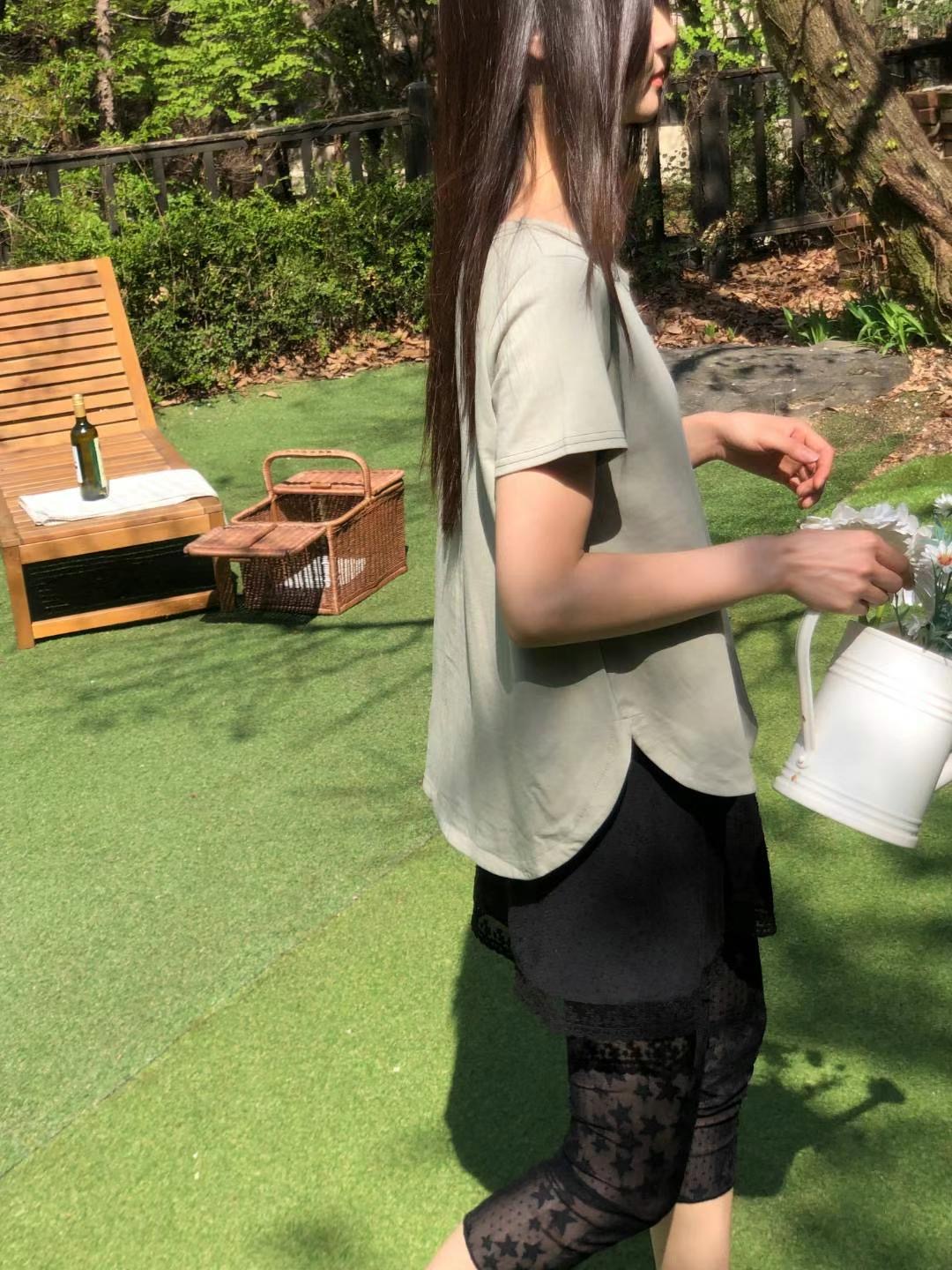 EXCUSE東大門實拍女裝新款25春夏人氣熱賣職業真品推薦時尚T恤EXCUSET恤