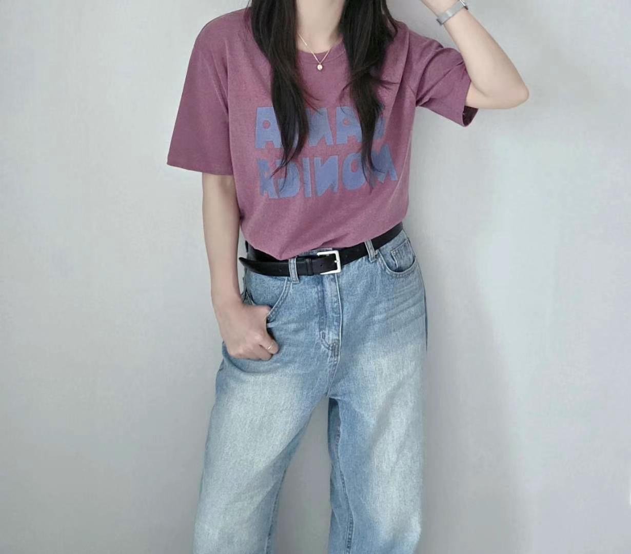 SSEN-쎈-T東大門直郵女裝新品時尚職業休閑推薦人氣25春夏T恤SSEN-쎈-TT恤