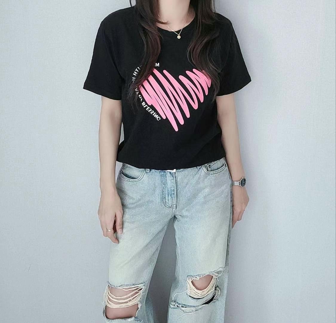 SSEN-쎈-T東大門實拍女士新款25春夏人氣真品推薦休閑T恤SSEN-쎈-TT恤
