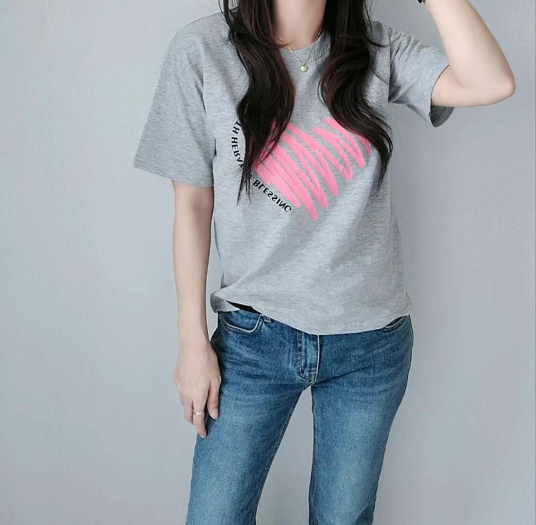 SSEN-쎈-T東大門實拍女士新款25春夏人氣真品推薦休閑T恤SSEN-쎈-TT恤