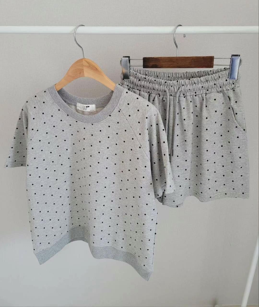 SSEN-쎈-T東大門代購女裝新品熱賣真品25春夏人氣休閑套裝SSEN-쎈-T套裝圖色2