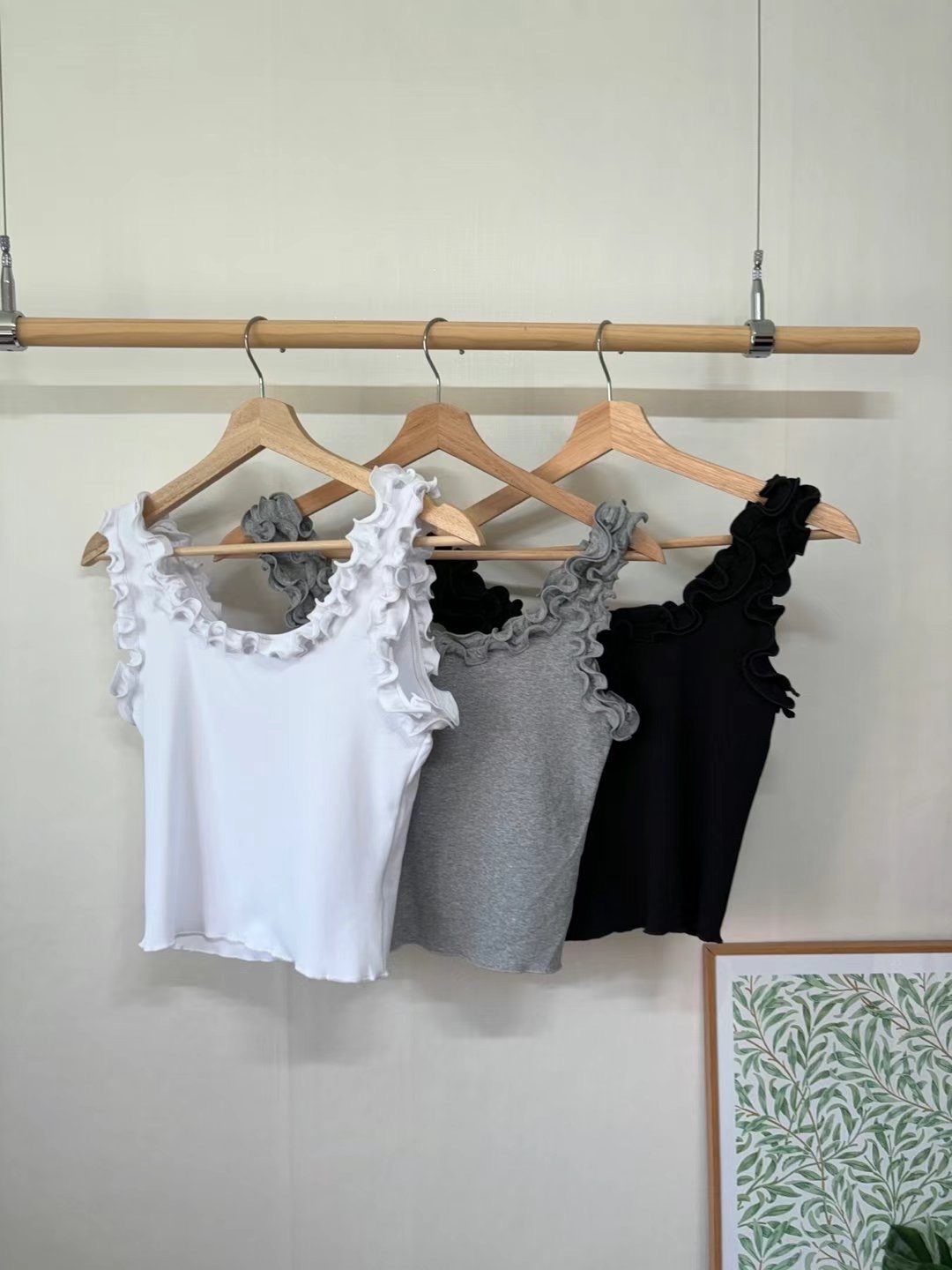 BLACK PIG東大門直郵女士新品職業25春夏熱賣時尚吊帶背心VIVIAN_LEE吊帶/背心