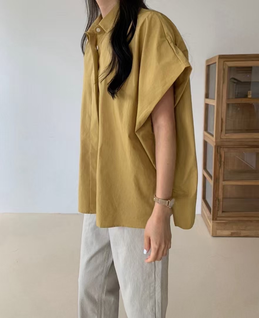 LUCKY ROOM韓國代購女士新品人氣25春夏時尚推薦襯衫蕾絲衫LUCKY ROOM襯衫/蕾絲衫圖色2