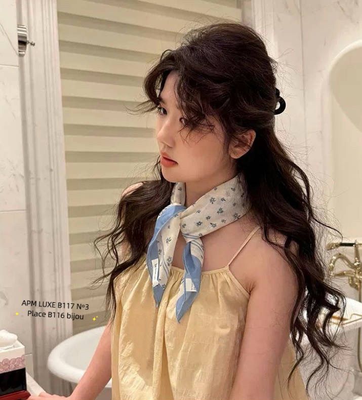 N3韓國直郵女裝新品25春夏真品時尚休閑人氣職業推薦圍巾披肩N3圍巾/披肩