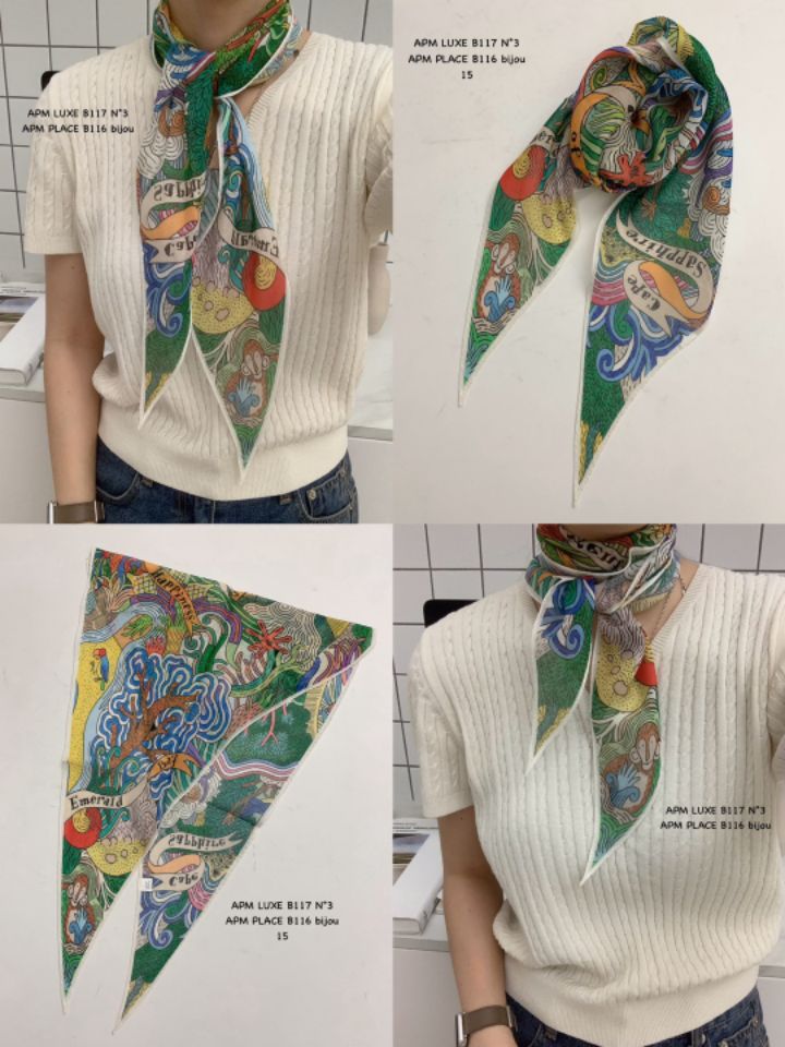 N3東大門代購女裝新品25春夏時尚推薦真品熱賣圍巾披肩亞麻N3圍巾/披肩