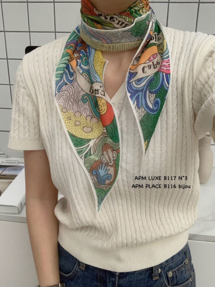 N3東大門代購女裝新品25春夏時尚推薦真品熱賣圍巾披肩亞麻N3圍巾/披肩