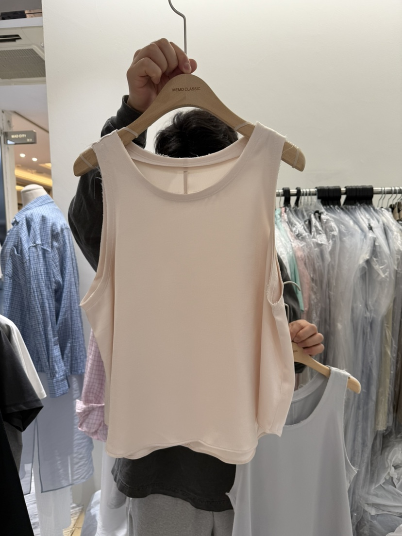 MEMO CLASSIC東大門代購女裝新品職業時尚熱賣25春夏吊帶背心MEMO CLASSIC吊帶/背心圖色1