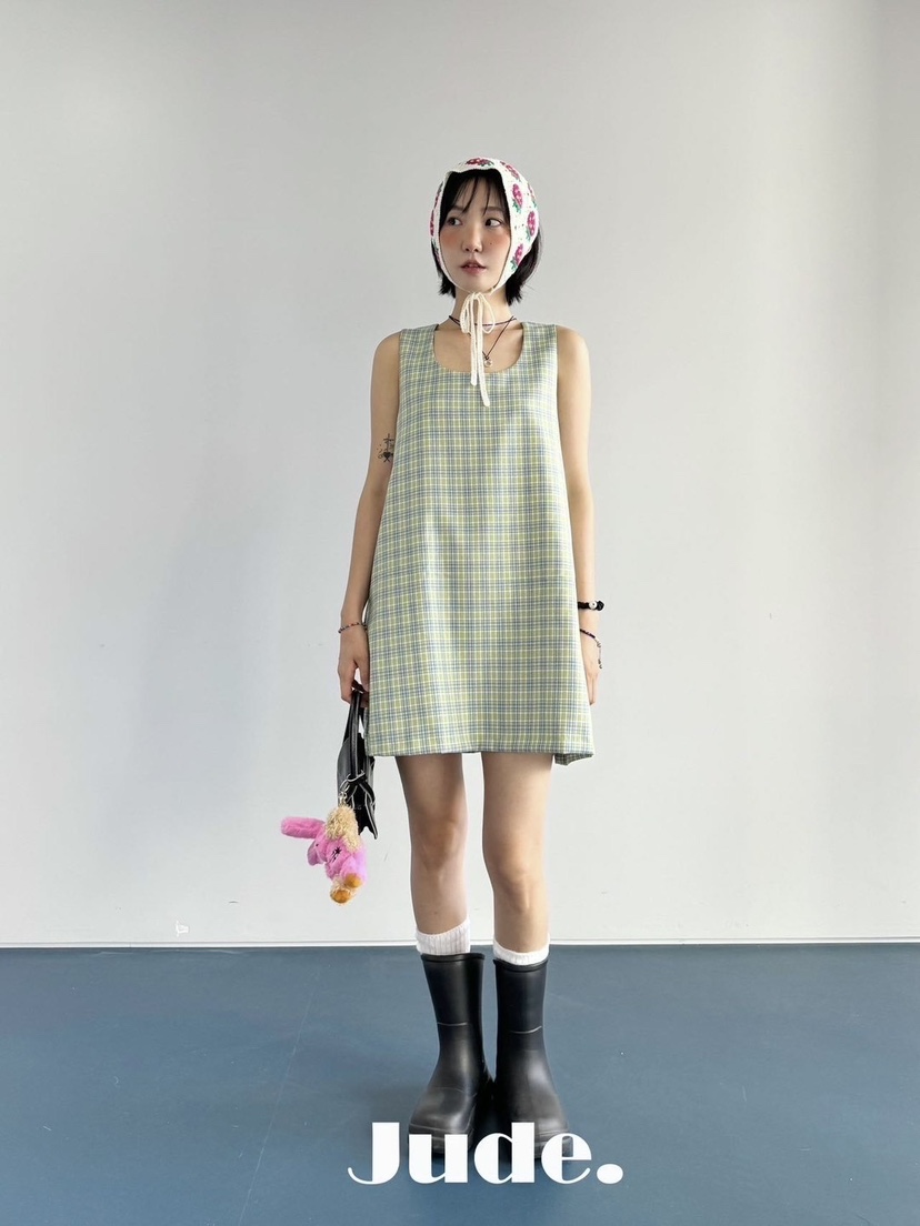 HEYJUDE東大門直郵女士新品熱賣25春夏人氣時尚真品職業連衣裙HEYJUDE連衣裙