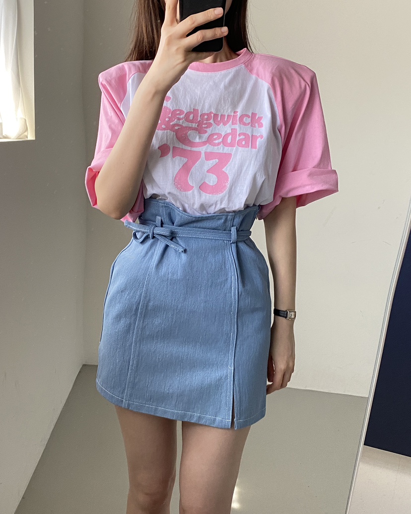 JENNIE東大門直郵女裝新品職業真品人氣時尚熱賣25春夏休閑T恤JENNIE/VENEFITT恤