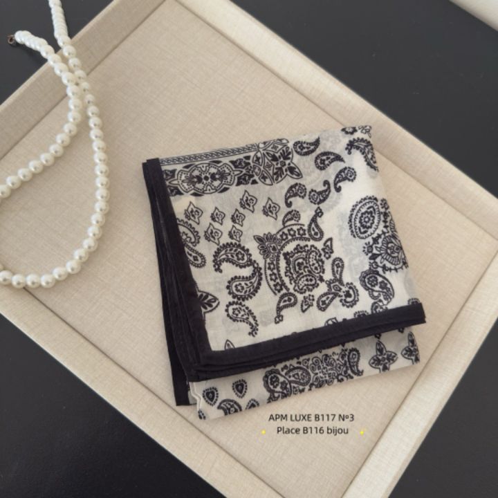 N3韓國直郵女裝新款推薦人氣25春夏時尚休閑熱賣圍巾披肩絲綢N3圍巾/披肩