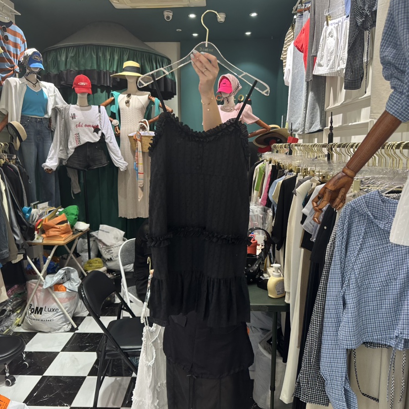 3COLOR東大門代購女士新品休閑連衣裙Three color連衣裙圖色2