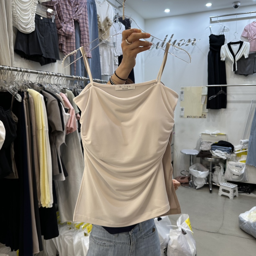BILLION-L東大門實拍女裝新款熱賣25春夏時尚人氣吊帶背心BILLION-L吊帶/背心