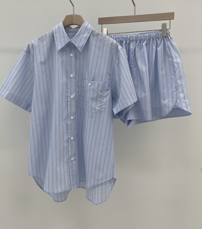 AURA東大門實拍女士新品推薦25春夏真品時尚職業套裝套裝綁帶Au ra套裝圖色2