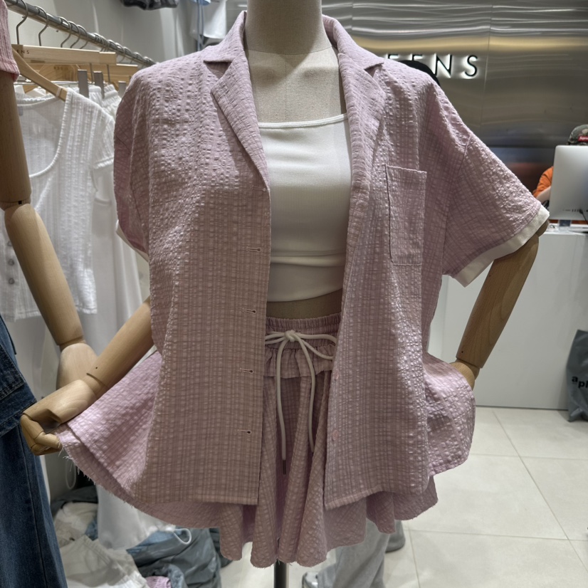 BEENS東大門代購女裝新款熱賣時尚職業真品推薦25春夏襯衫蕾絲衫BEENS襯衫/蕾絲衫圖色1