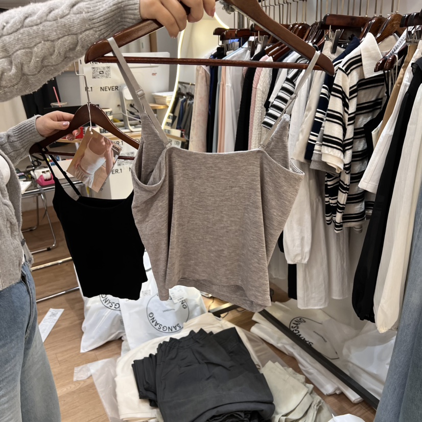 NEVER.1東大門直郵女裝新品職業熱賣休閑人氣推薦吊帶背心NEVER.1吊帶/背心