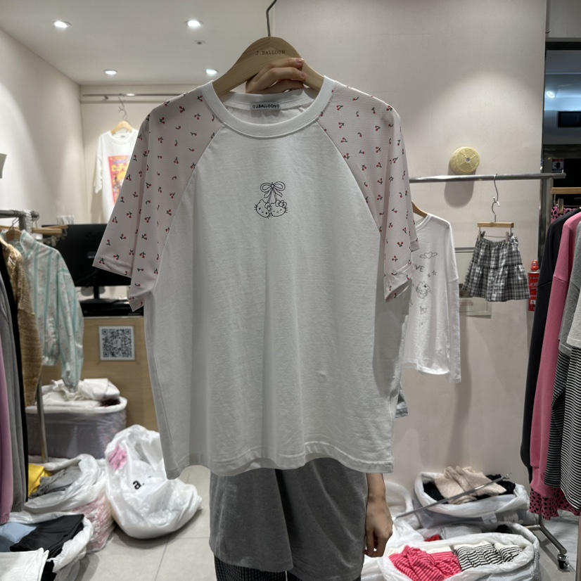 J.BALLOON東大門實拍女士新品時尚真品人氣職業25春夏推薦T恤J.BALLOONT恤圖色1