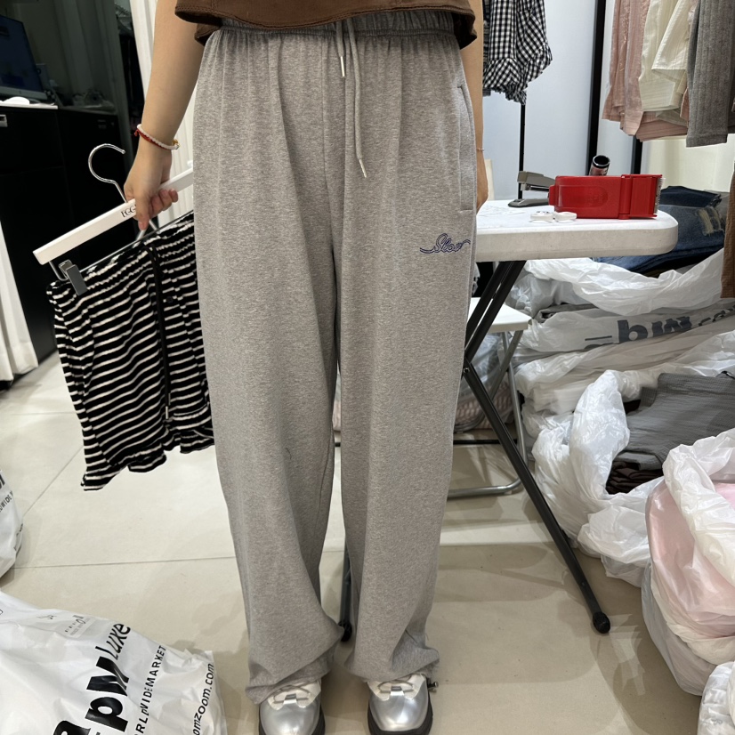EGG IS東大門直郵女士新品時尚人氣休閑職業真品25春夏休閑褲EGG IS休閑褲圖色2