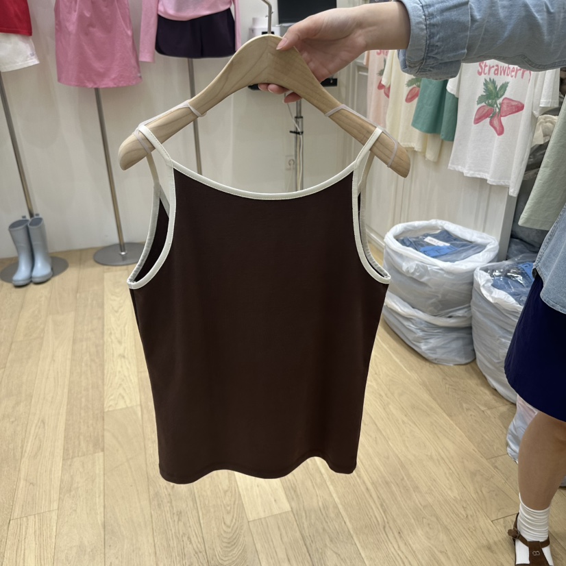 FURE東大門實拍女士新品休閑職業人氣25春夏時尚推薦吊帶背心FURE吊帶/背心圖色4