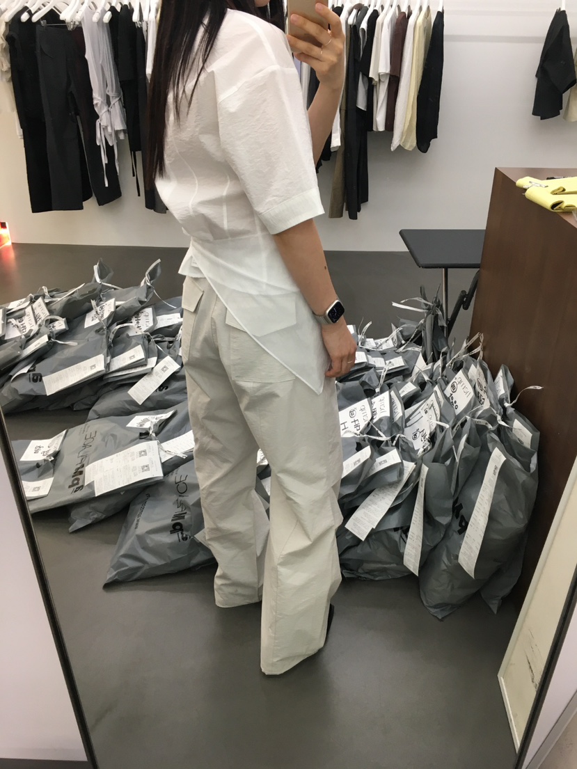 HEMP-P東大門直郵女裝新款25春夏休閑人氣真品時尚襯衫蕾絲衫hemp襯衫/蕾絲衫