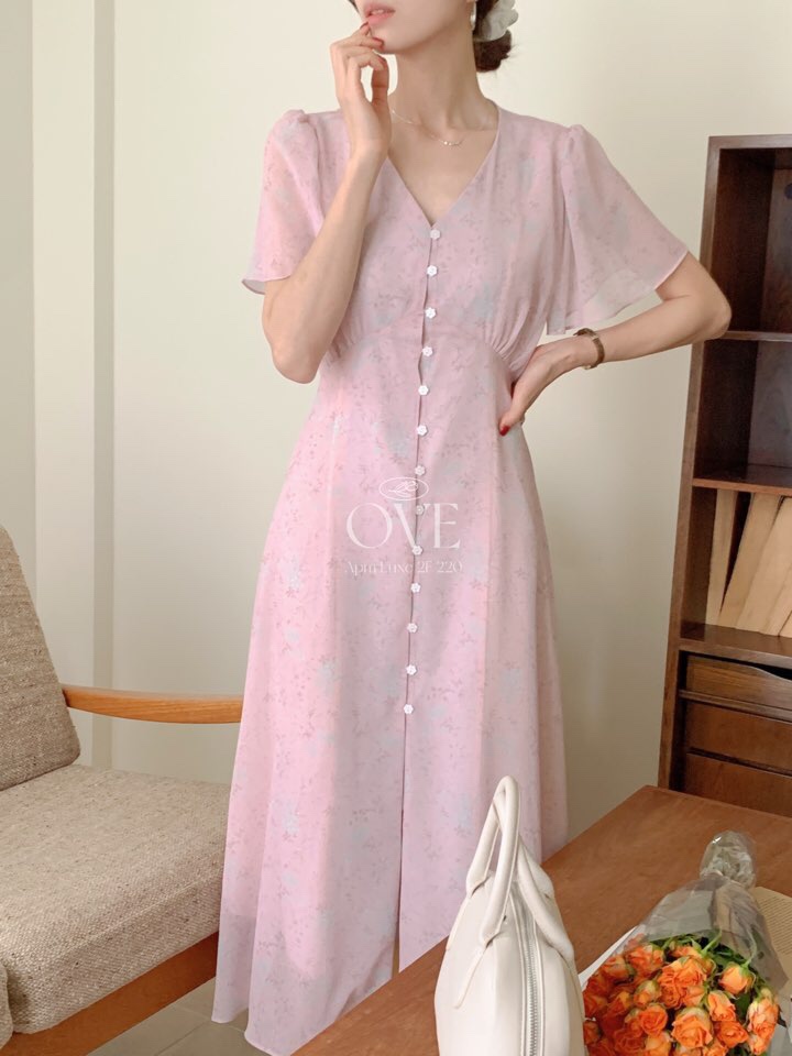 OVE韓國直郵女裝新品真品時尚熱賣休閑人氣推薦25春夏連衣裙OVE連衣裙