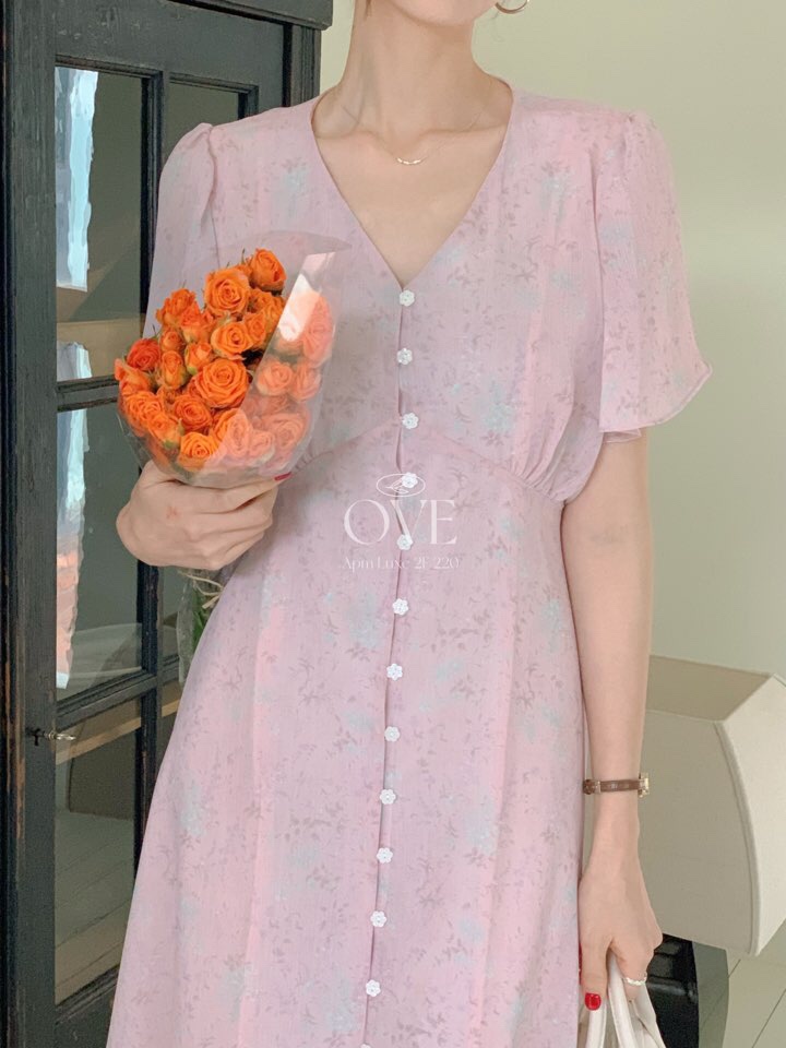 OVE韓國直郵女裝新品真品時尚熱賣休閑人氣推薦25春夏連衣裙OVE連衣裙