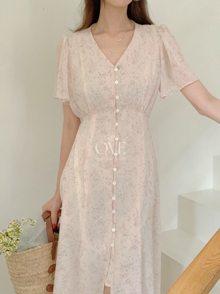 OVE韓國直郵女裝新品真品時尚熱賣休閑人氣推薦25春夏連衣裙OVE連衣裙