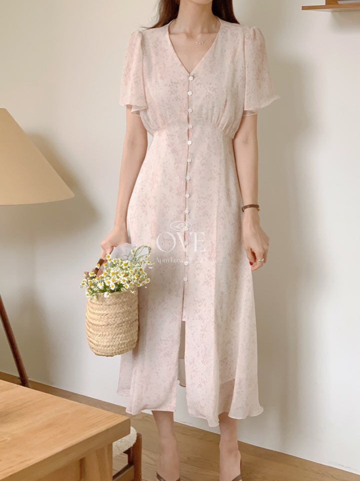 OVE韓國直郵女裝新品真品時尚熱賣休閑人氣推薦25春夏連衣裙OVE連衣裙