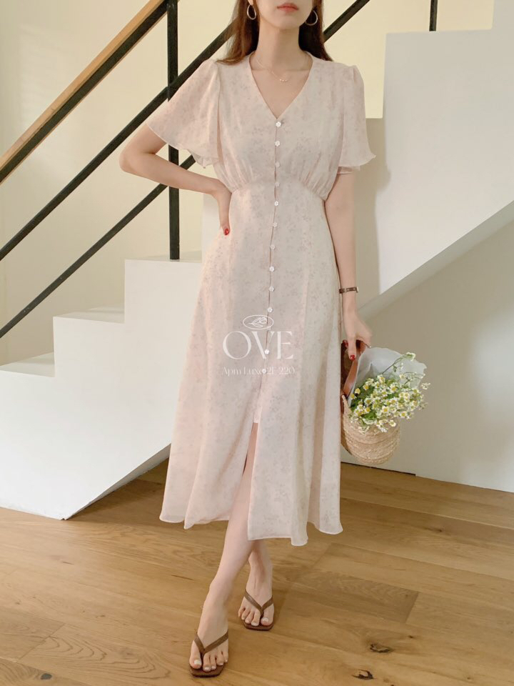 OVE韓國直郵女裝新品真品時尚熱賣休閑人氣推薦25春夏連衣裙OVE連衣裙