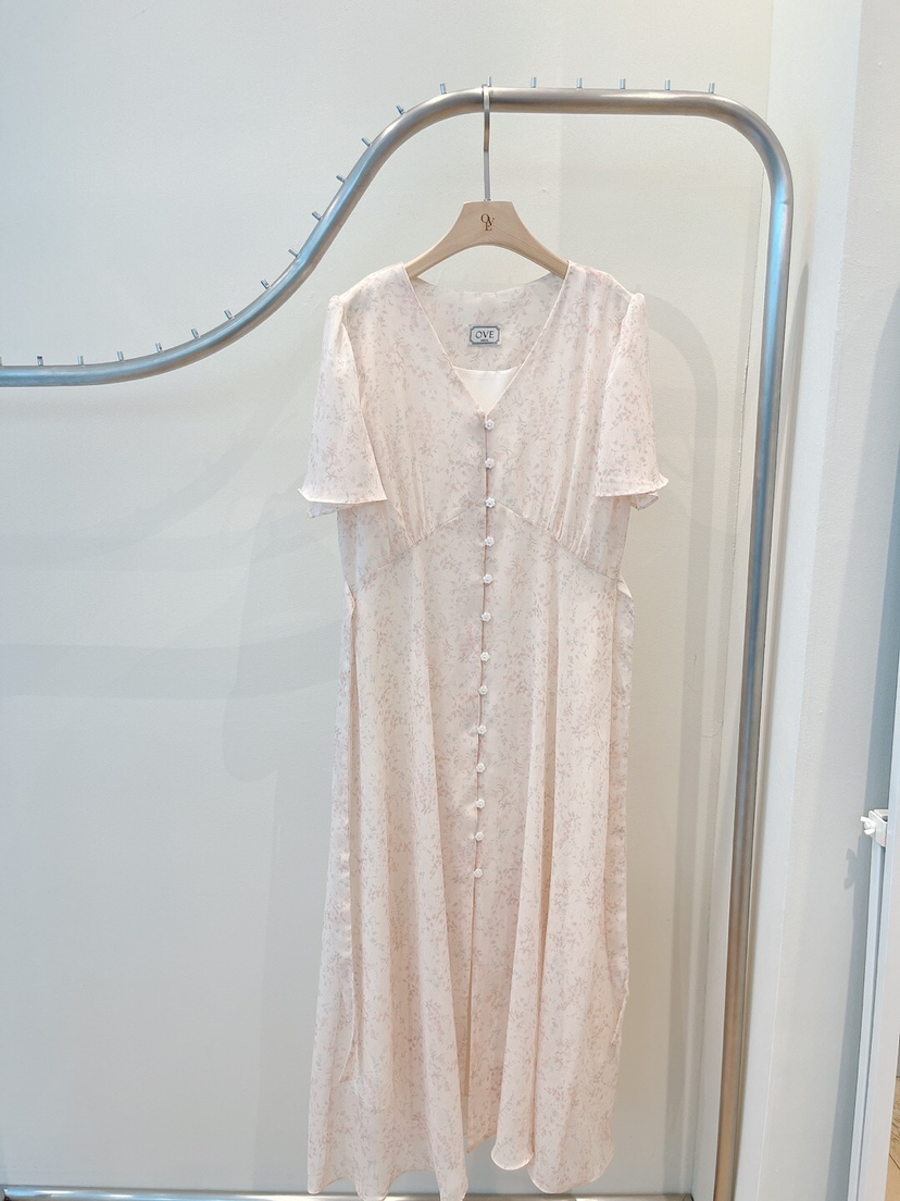 OVE韓國直郵女裝新品真品時尚熱賣休閑人氣推薦25春夏連衣裙OVE連衣裙圖色1