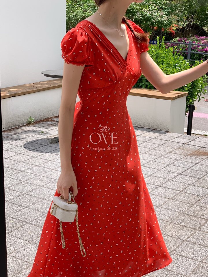 OVE韓國直郵女士新品職業熱賣休閑人氣時尚真品25春夏連衣裙OVE連衣裙