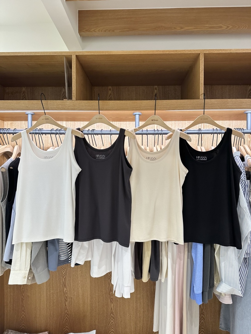 HI YANN東大門直郵女裝新品真品25春夏推薦職業熱賣吊帶背心HI YANN吊帶/背心