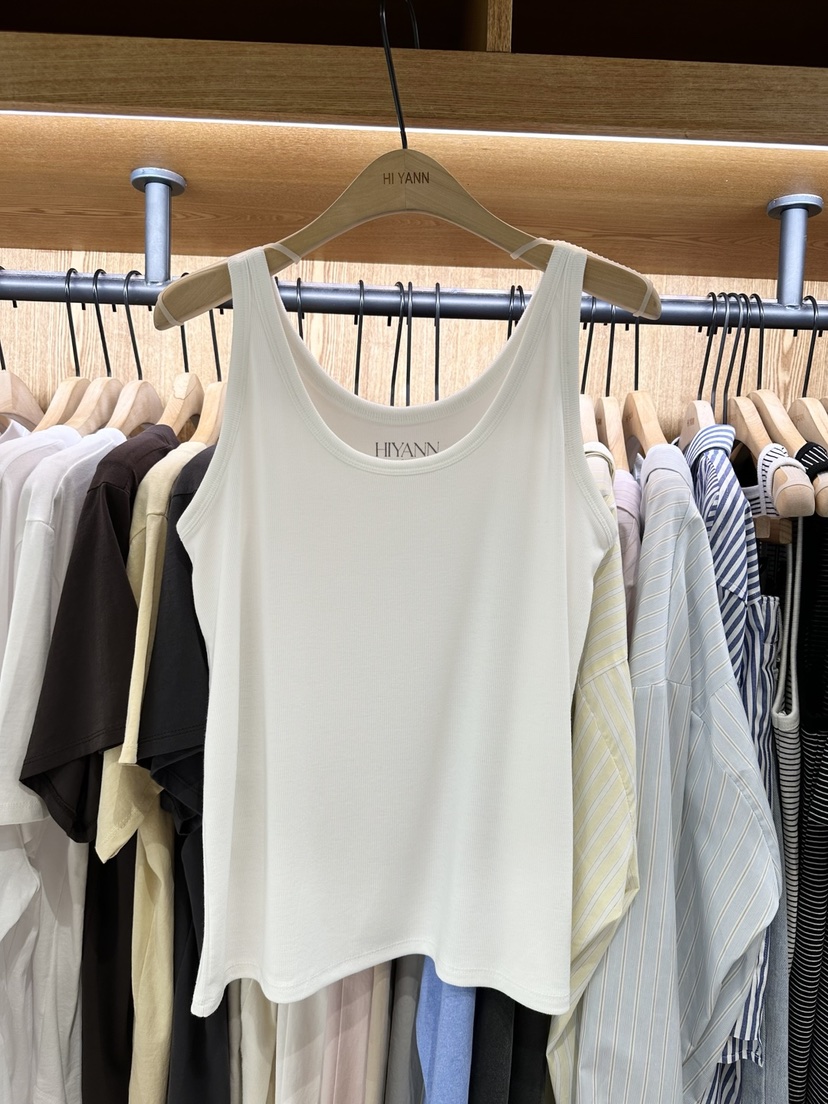 HI YANN東大門直郵女裝新品真品25春夏推薦職業熱賣吊帶背心HI YANN吊帶/背心圖色1