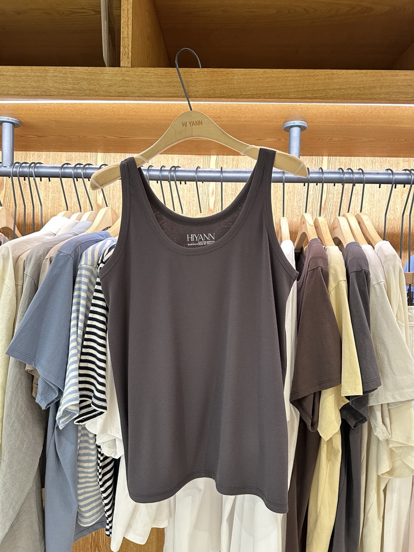 HI YANN東大門直郵女裝新品真品25春夏推薦職業熱賣吊帶背心HI YANN吊帶/背心圖色2