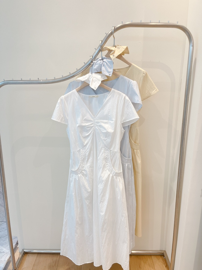 OVE韓國代購女士新品25春夏人氣休閑熱賣時尚職業推薦連衣裙OVE連衣裙