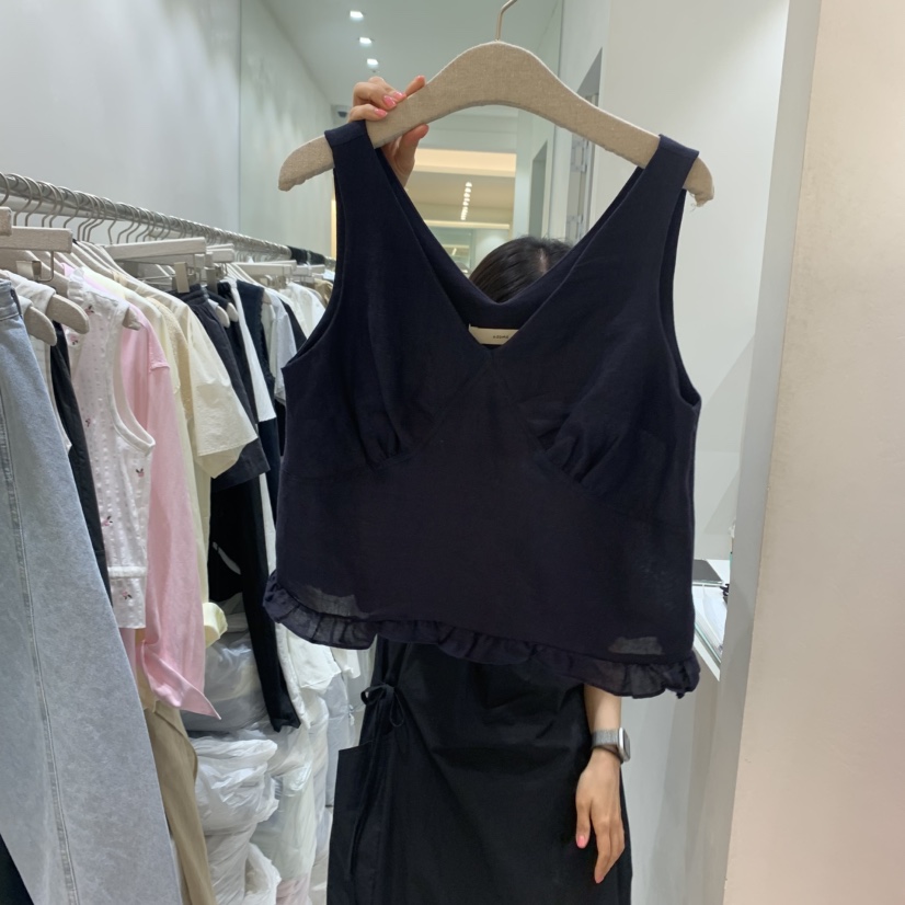 ASOME東大門代購女裝新款熱賣職業休閑時尚推薦25春夏吊帶背心A.SOME吊帶/背心圖色2