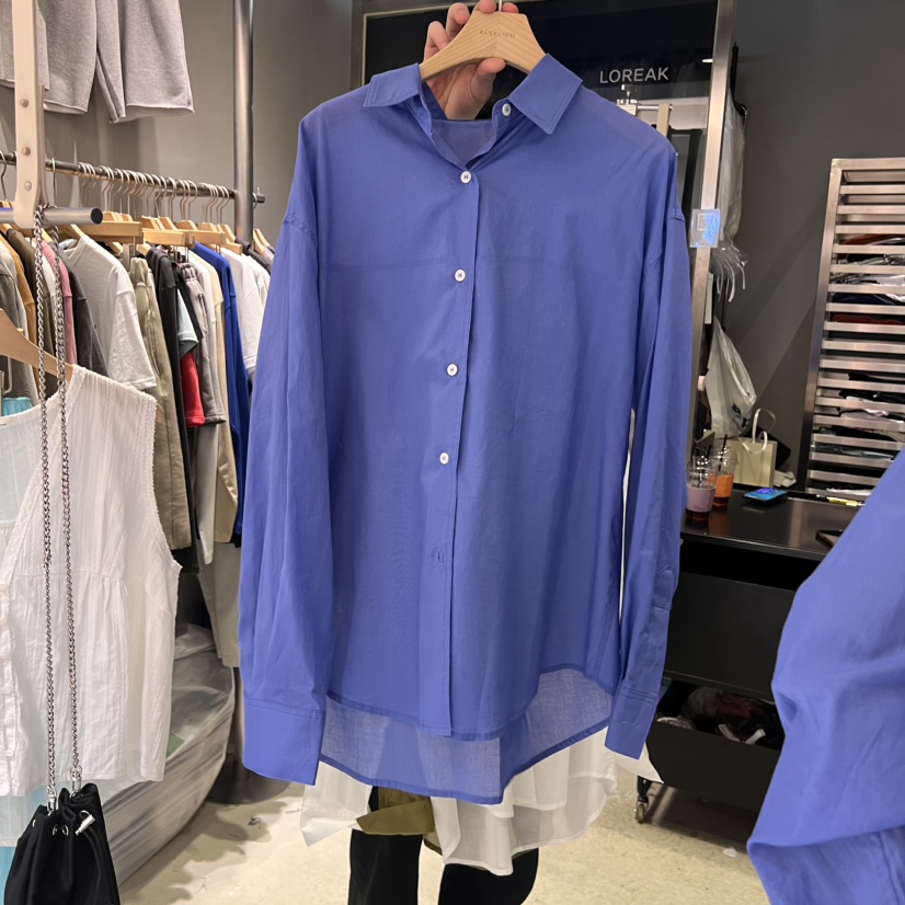 BANY ANCO韓國代購女裝新品真品職業人氣時尚襯衫蕾絲衫透視BANY ANCO襯衫/蕾絲衫圖色3