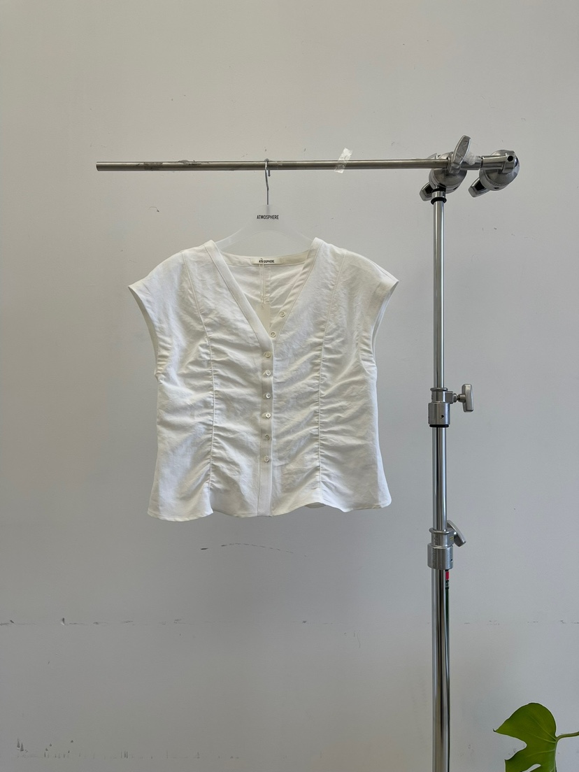 ATMOSPHERE韓國直郵女士新款職業真品熱賣25春夏襯衫蕾絲衫ATMOSPHERE/BLING襯衫/蕾絲衫圖色1