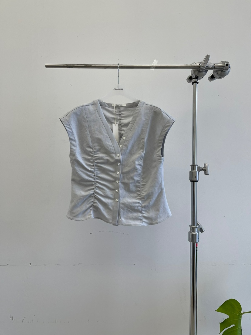 ATMOSPHERE韓國直郵女士新款職業真品熱賣25春夏襯衫蕾絲衫ATMOSPHERE/BLING襯衫/蕾絲衫圖色2