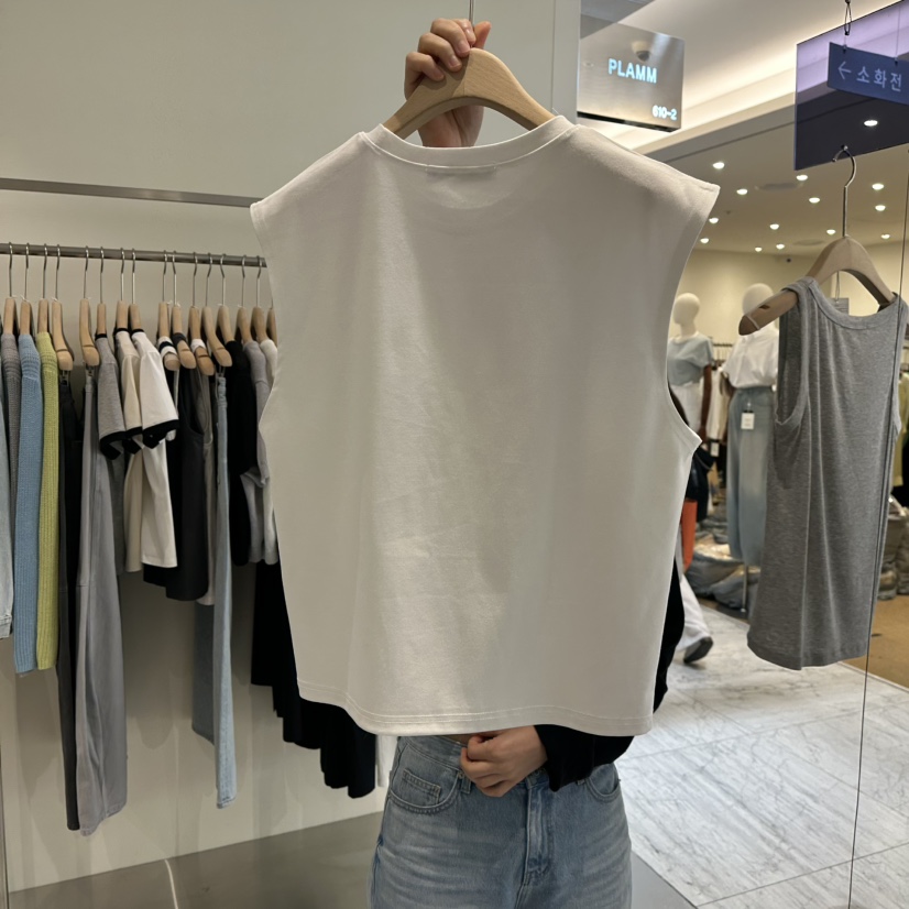 PLAMM韓國直郵女裝新品職業人氣熱賣25春夏真品時尚吊帶背心PLAMM吊帶/背心